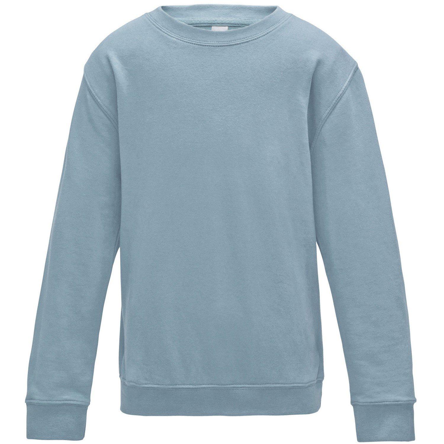 Image of Just Hoods Plain Pullover Mit Rundhalsausschnitt Jungen Himmelblau 128