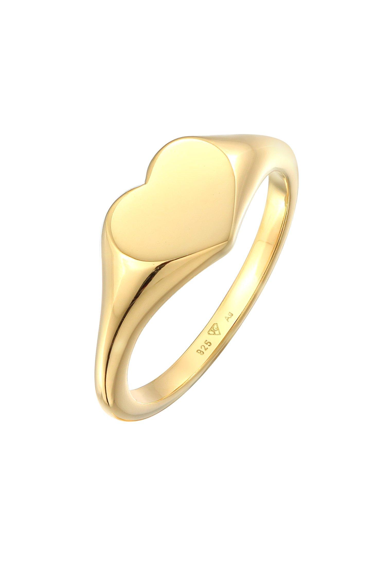 Elli  Bague Femmes Sceau Coeur Symbole Amour 