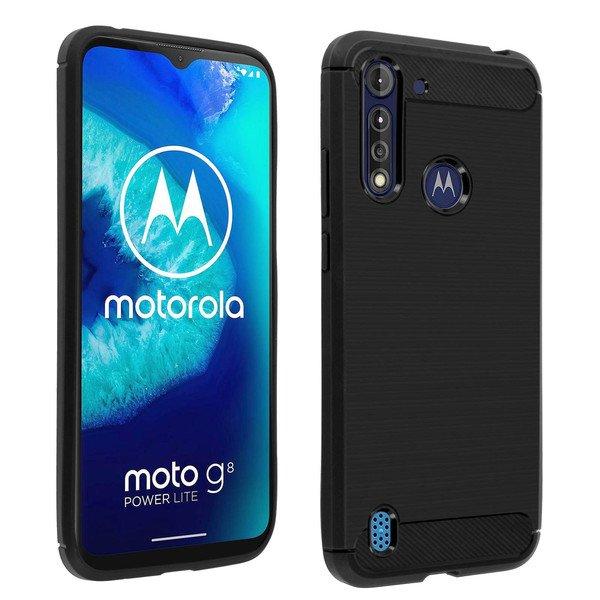 Avizar  Cover Carbonio Moto G8 Power Lite 