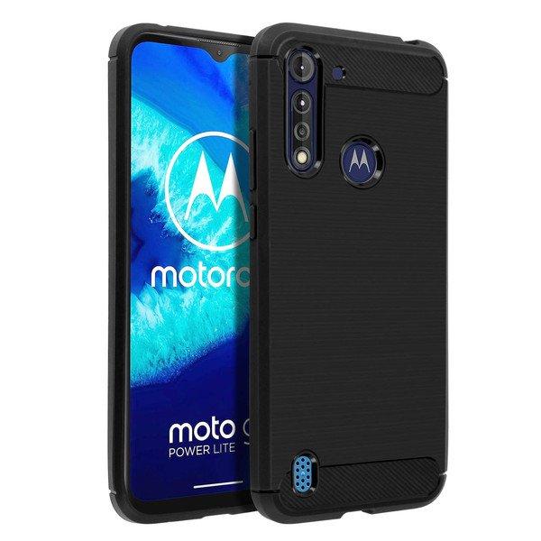 Avizar  Cover Carbonio Moto G8 Power Lite 