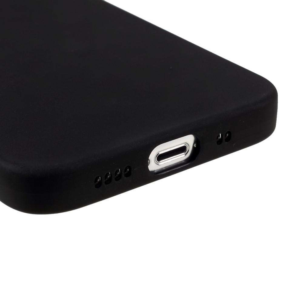 Cover-Discount  iPhone 13 Mini - Custodia siliconica opaca nera 