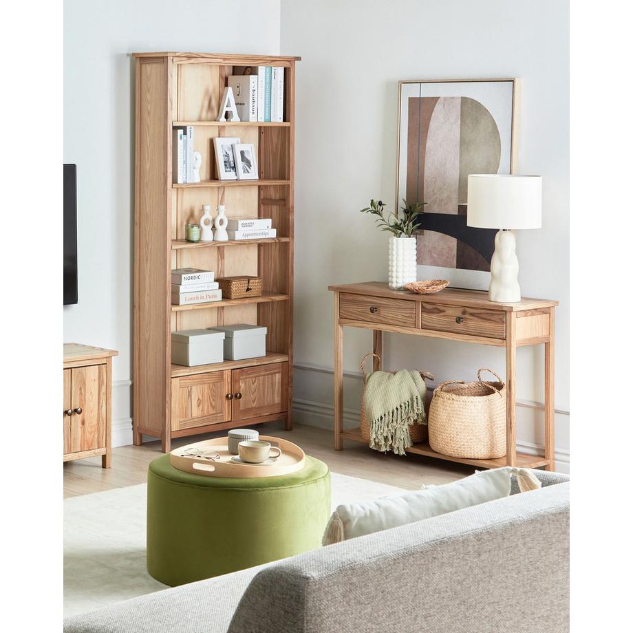 Beliani Bücherregal aus Sassafrasholz Rustikal SALTON  