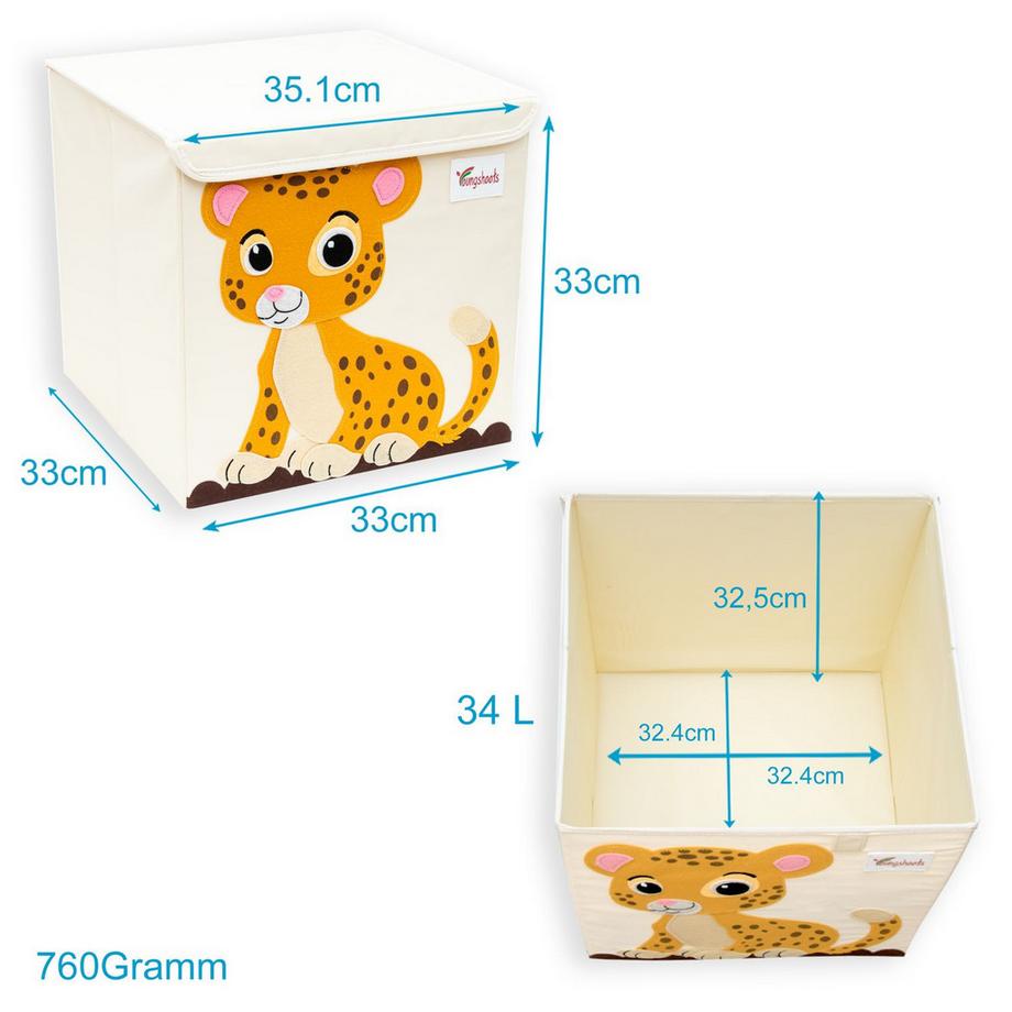 Intirilife boîte de rangement avec couvercle  