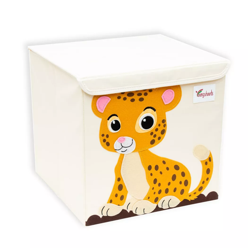 Intirilife - Contenitore Per Giocattoli Con Coperchio Per Bambini, 33 x 35 cm