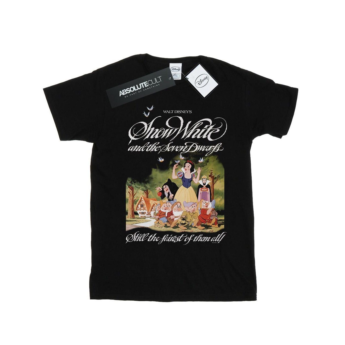 Image of Snow White And The Seven Dwarfs Tshirt Damen Schwarz XL