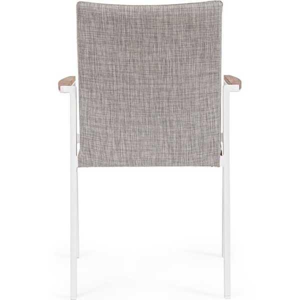 mutoni Fauteuil de jardin Jalisco blanc  