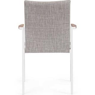 mutoni Fauteuil de jardin Jalisco blanc  