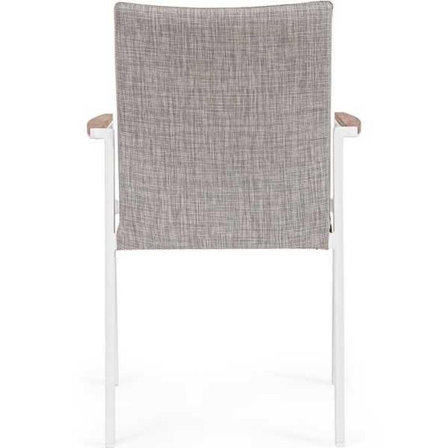mutoni Fauteuil de jardin Jalisco blanc  