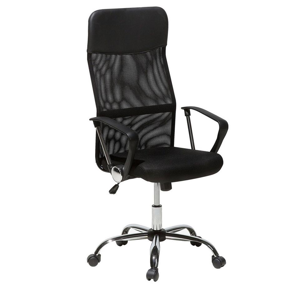 Beliani Sedia da ufficio en Tessuto a rete Minimalista DESIGN  