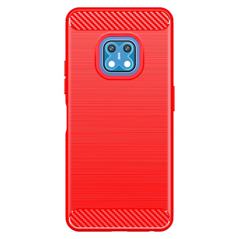 Cover-Discount  Nokia Xr20 - Housse Mã©Tal Look Carbone 