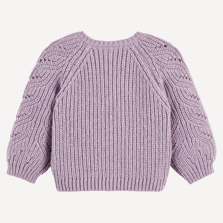 La Redoute Collections  Strickjacke mit Rundhalsausschnitt 