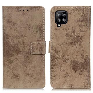 Cover-Discount  Galaxy A22 4G - Vintage Etui Wildleder Optik 