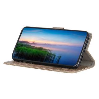 Cover-Discount  Galaxy A22 4G - Vintage Etui Wildleder Optik 