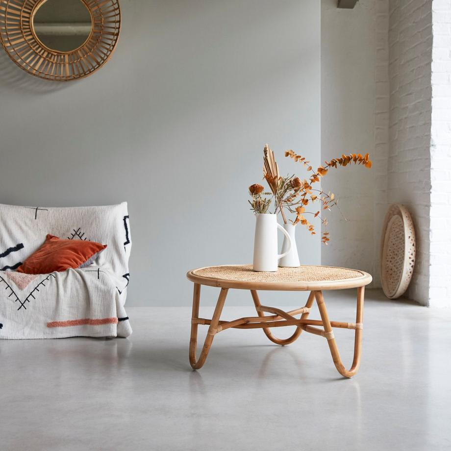 Tikamoon Couchtisch aus Rattan Lina  