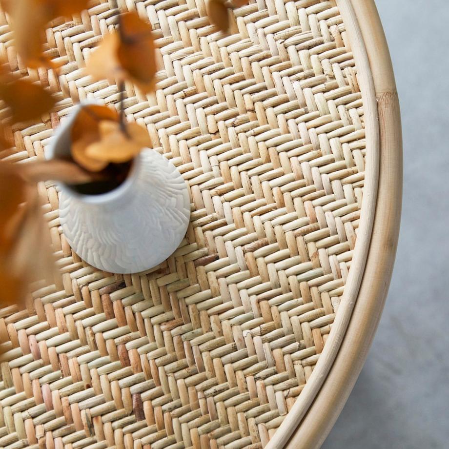 Tikamoon Couchtisch aus Rattan Lina  