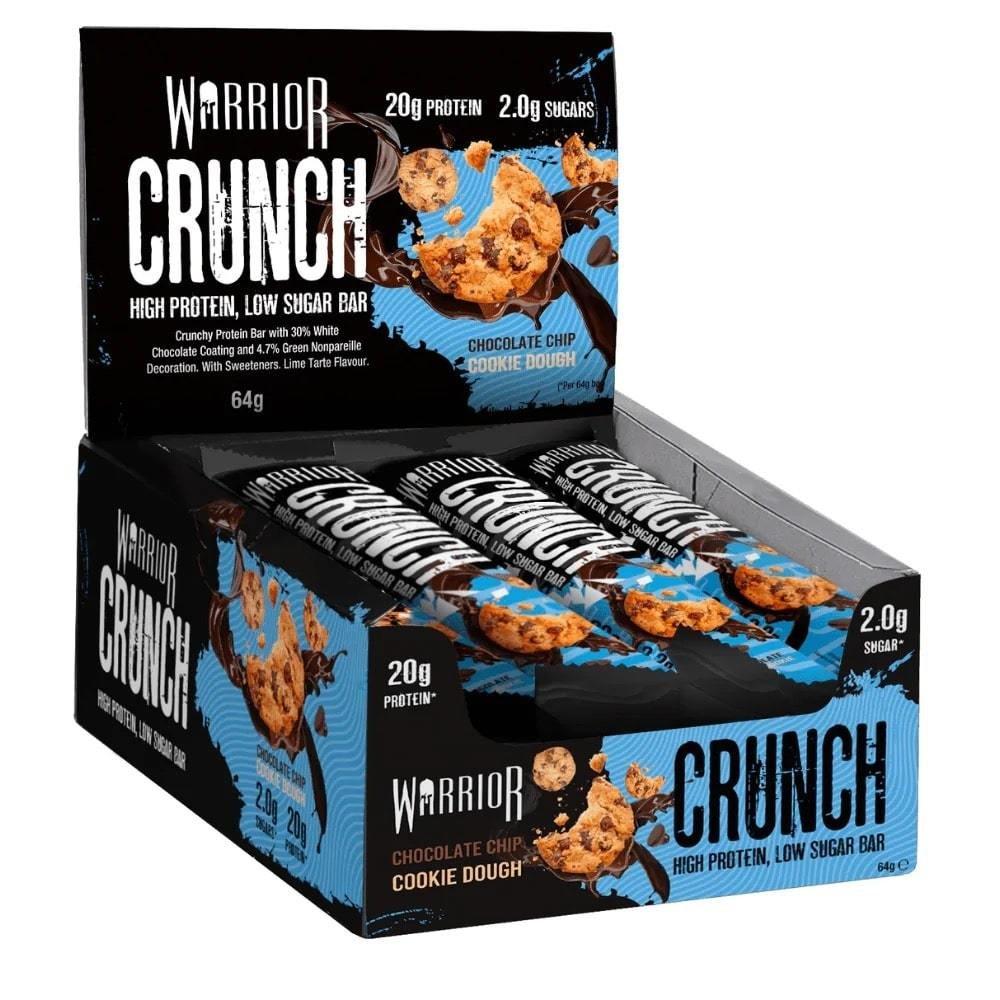 GladiatorFit  Crunch Bar 64g Warrior Riegel (Packung mit 12 Stück) | Cookies 