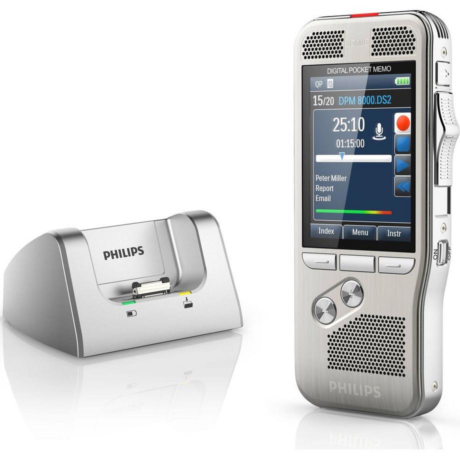 PHILIPS  diktiergerät digital pocket memo dpm8100 integrator 