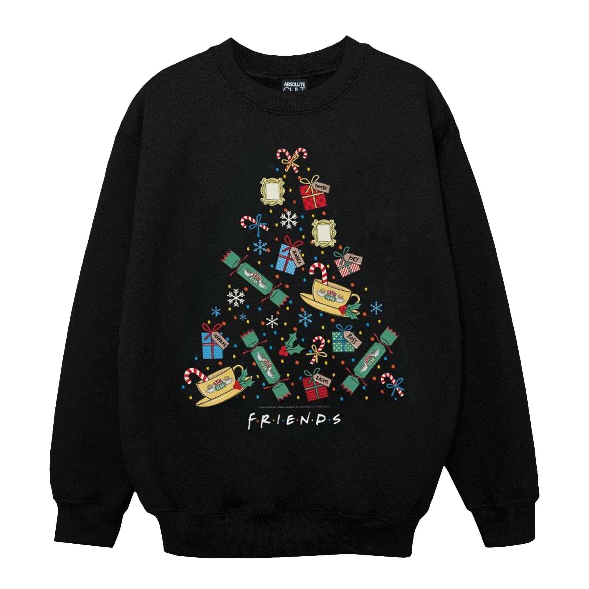 Image of Christmas Tree Sweatshirt Jungen Schwarz 152-158