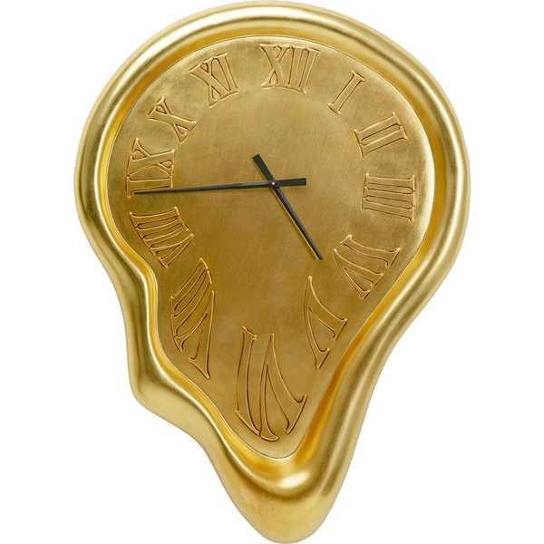 Image of Wanduhr Big Drop gold 92x127 Wanduhr Big Drop gold 92x127