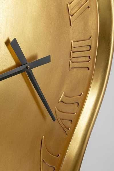 KARE Design Orologio da parete Big Drop oro 92x127  