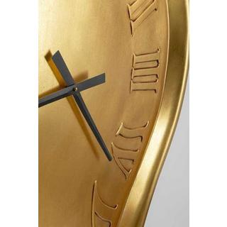 KARE Design Orologio da parete Big Drop oro 92x127  