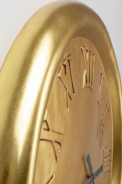 KARE Design Orologio da parete Big Drop oro 92x127  