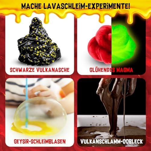 Activity-board  Ensemble de slime scientifique de lave, laboratoire de set de slime amusant pour que les enfants puissent faire des expériences scientifiques et fabriquer eux-mêmes du slime de lave 