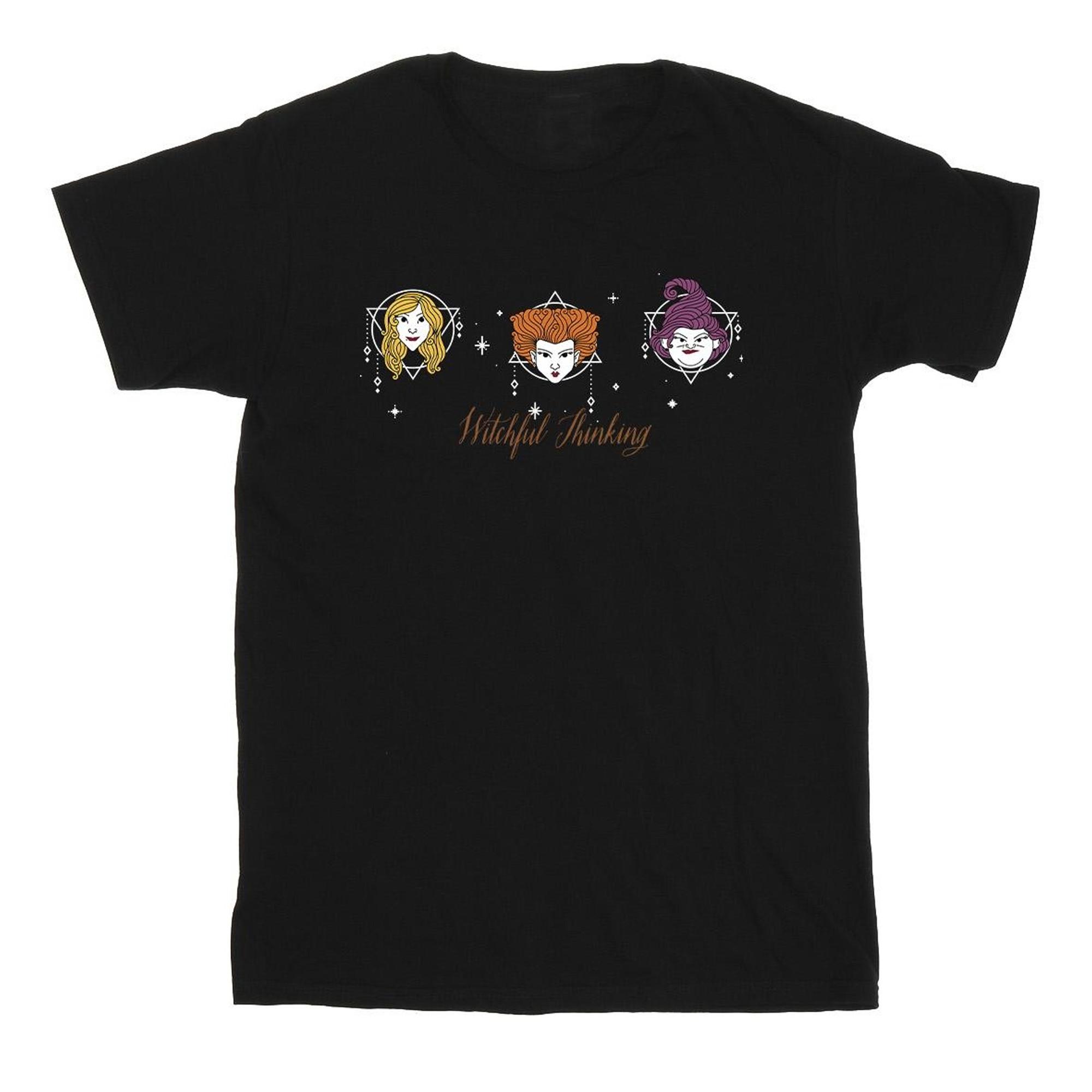 Image of Hocus Pocus Witchful Thinking Tshirt Unisex Schwarz 104