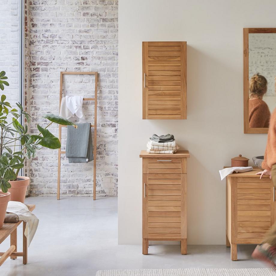 Tikamoon Badmöbel-Set aus massivem Teakholz Soho  