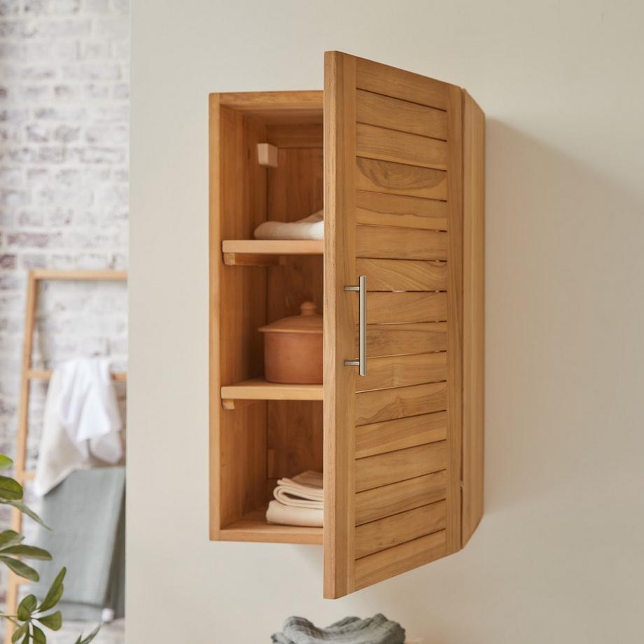 Tikamoon Badmöbel-Set aus massivem Teakholz Soho  