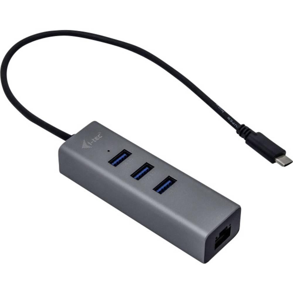 i-tec  USB-C Metal 3-Port HUB mit Gigabit Ethernet Adapter 