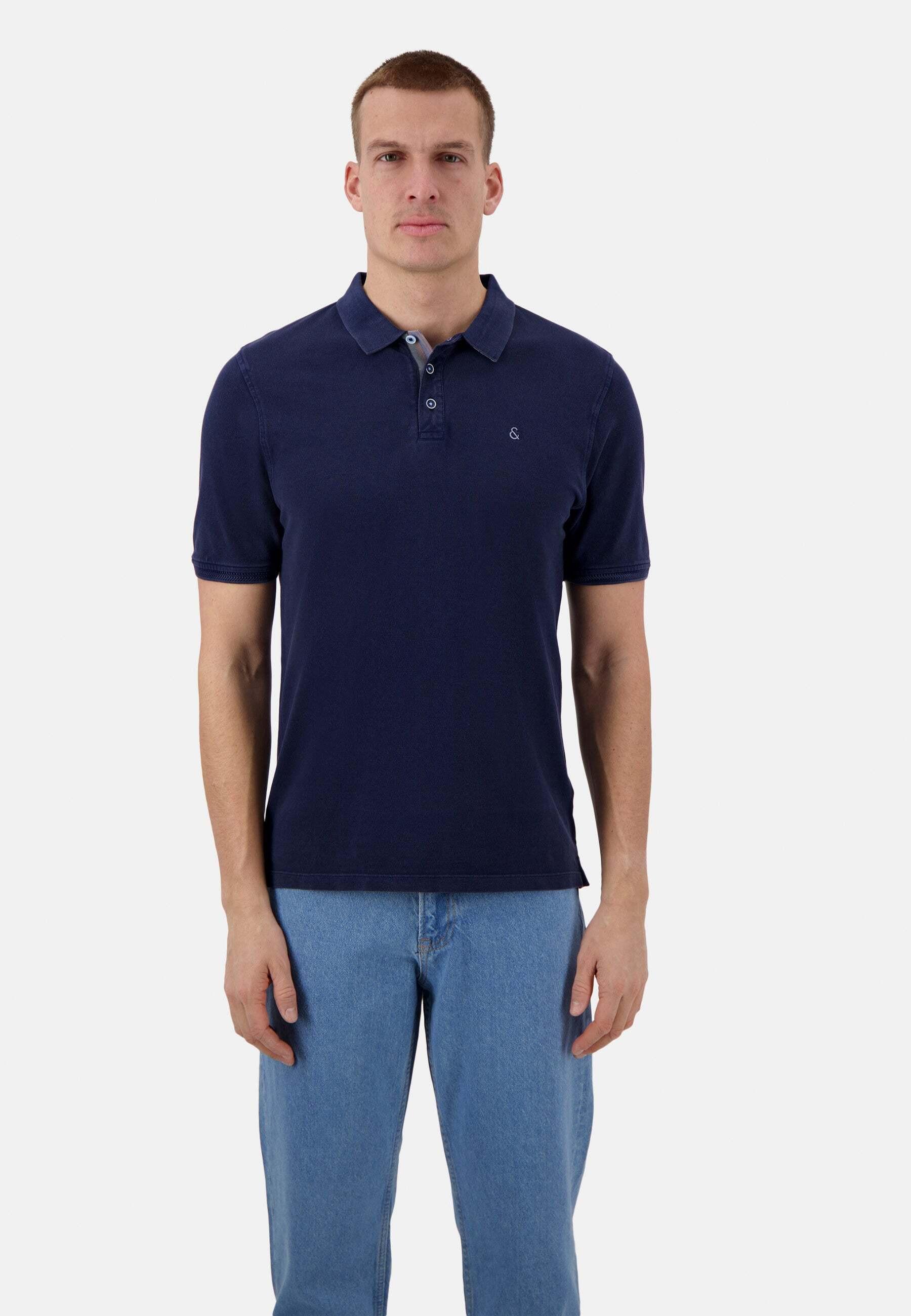 Image of Polos Garment Dyed Herren Marine L