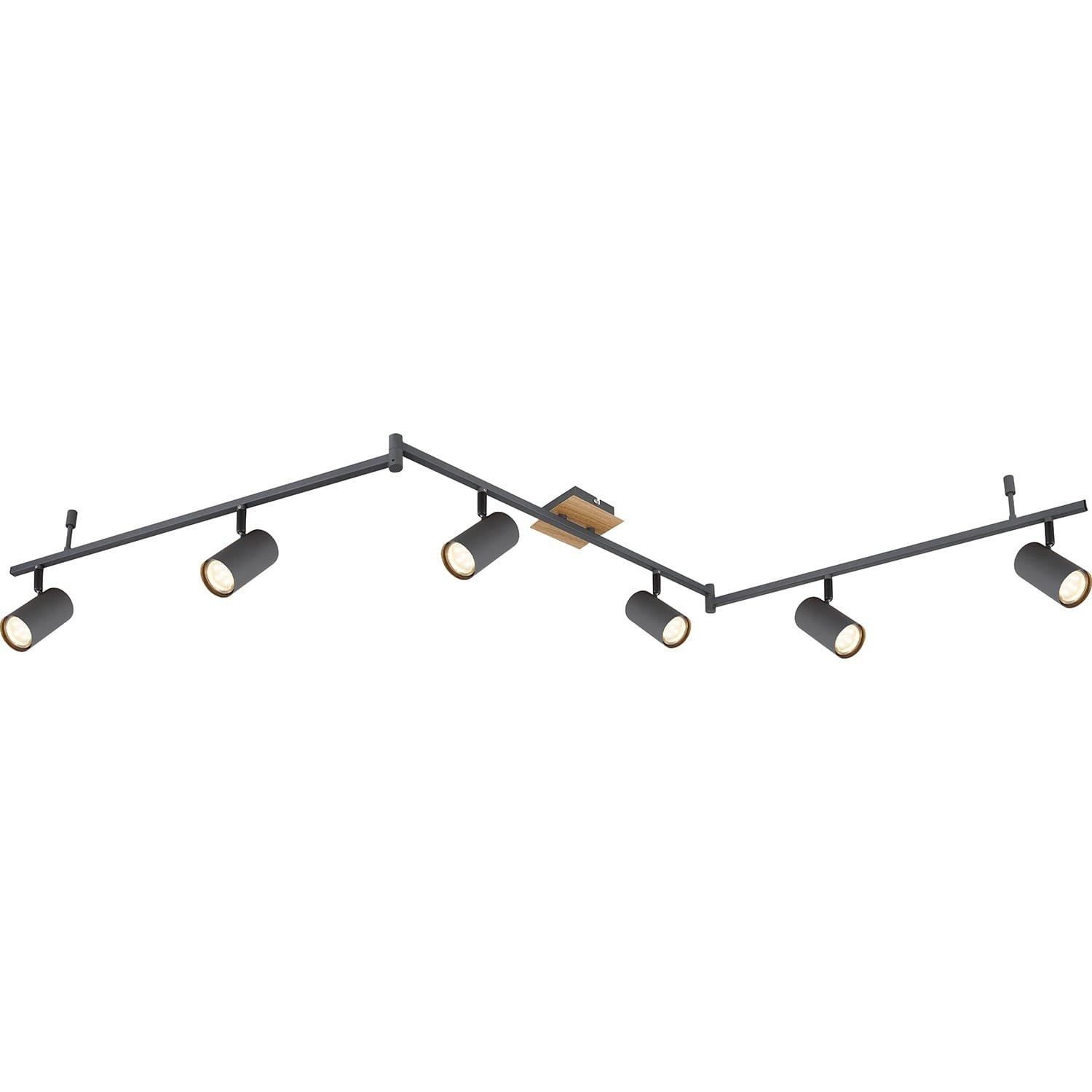 Image of Strahler Robby Metall graphit 6xGU10 Strahler Robby Metall graphit 6xGU10