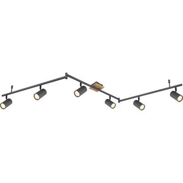 Spot Robby métal graphite 6xGU10