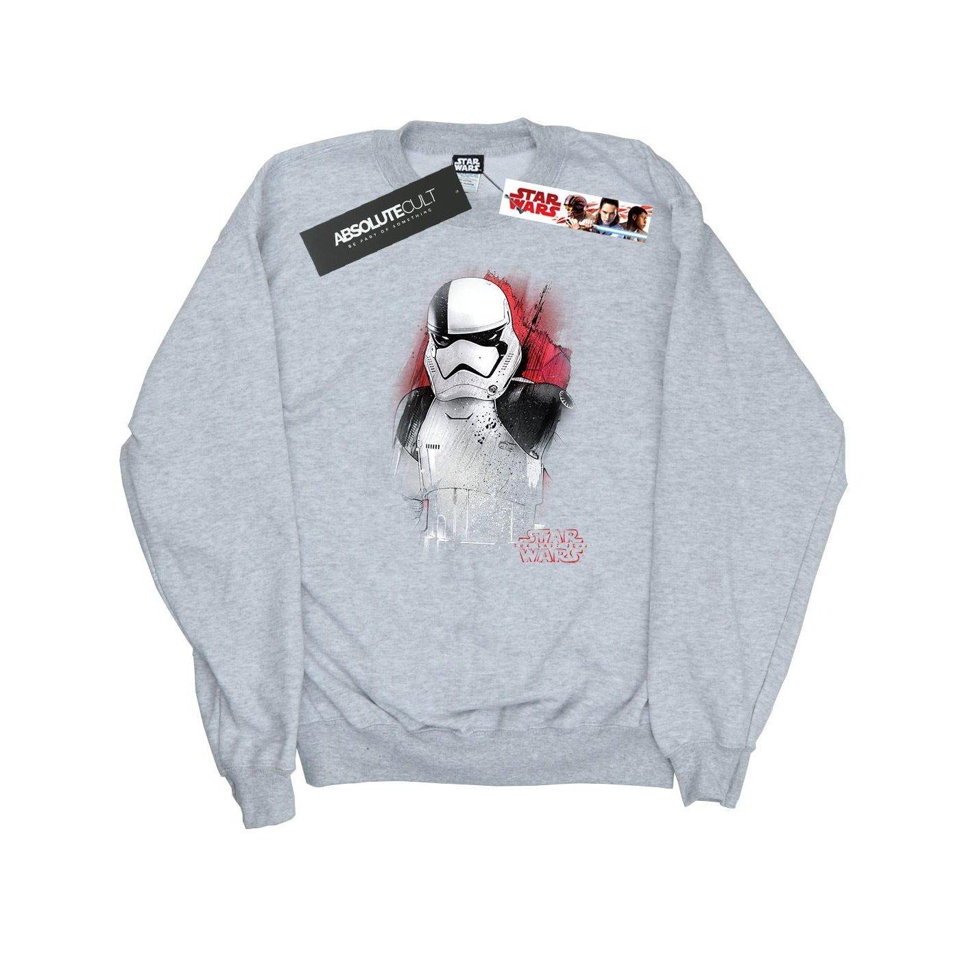 Image of The Last Jedi Stormtrooper Brushed Sweatshirt Damen Grau S