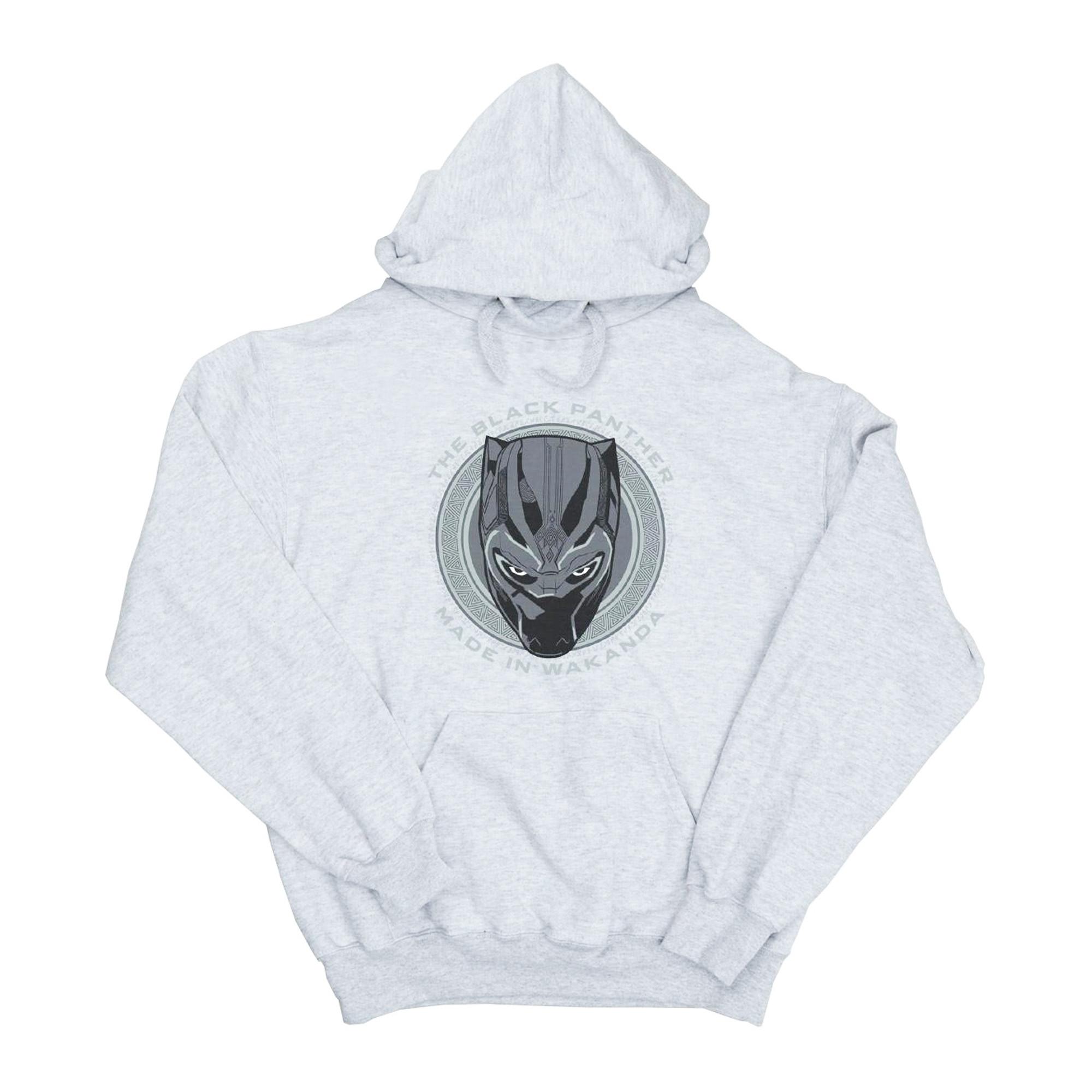 Image of Black Panther Made In Wakanda Kapuzenpullover Damen Grau XXL