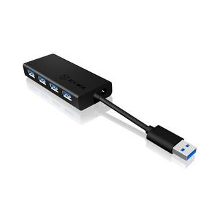 ICY Box  IB-AC6104-B USB 3.2 Gen 1 (3.1 Gen 1) Type-A 5000 Mbit/s Nero 
