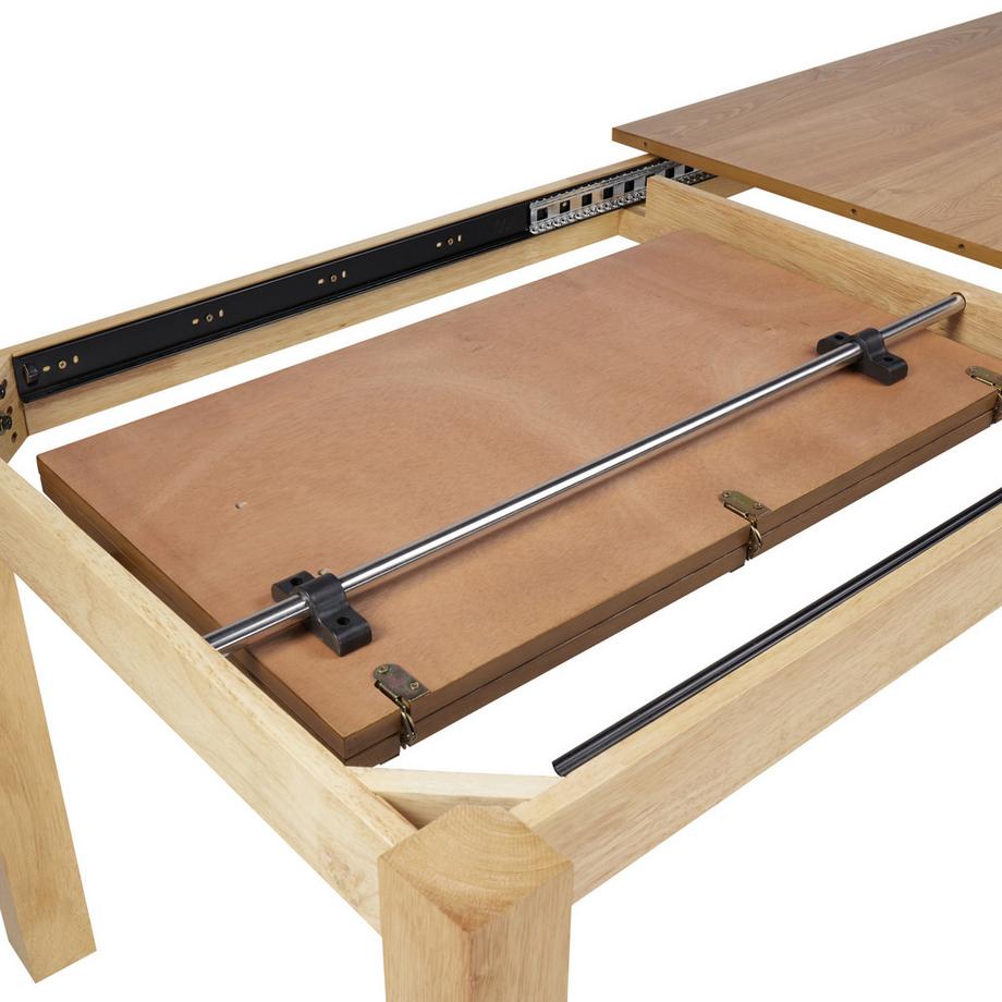 Beliani Table de salle à manger extensible en MDF  MADURA  