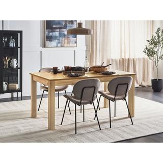 Beliani Table de repas en MDF Traditionnel MADURA  