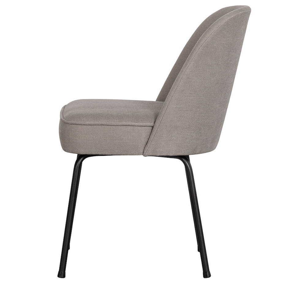 mutoni Sedia da pranzo Vogue in tessuto intrecciato sabbia  