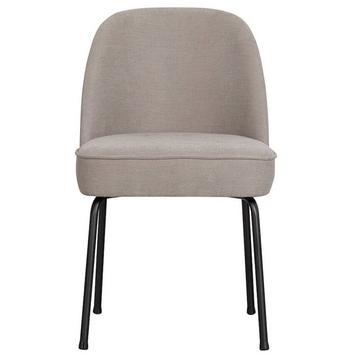 Sedia da pranzo Vogue in tessuto intrecciato sabbia