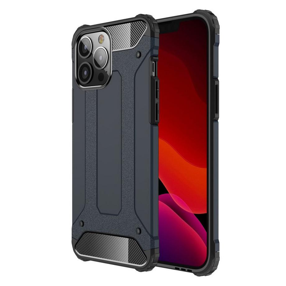 Cover-Discount  iPhone 13 Pro Max - Hybrid Handyhülle Dunkelblau 