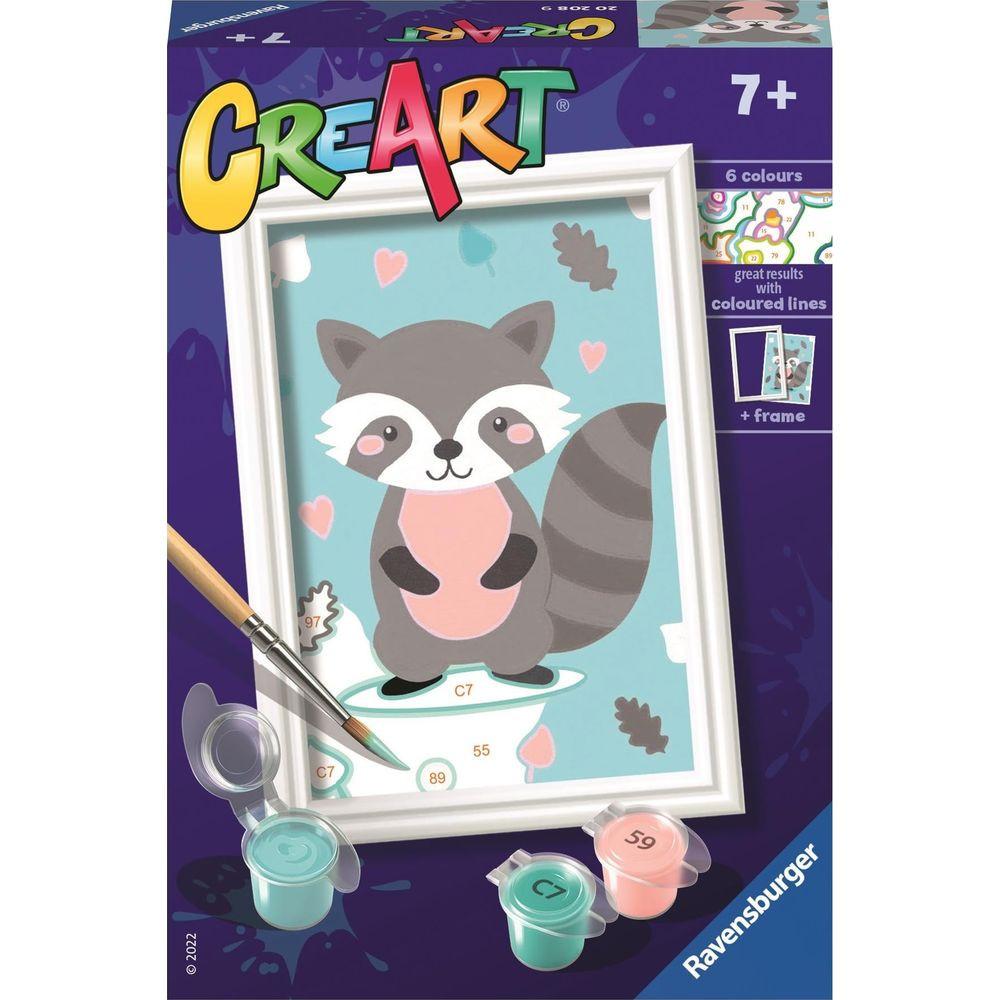 Image of CreArt Cute Racoon