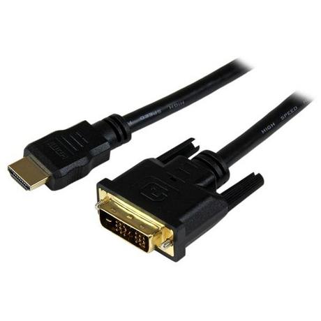 STARTECH.COM  StarTech.com Cavo adattatore HDMI a DVI-D da 150 cm - Cavo connettore presa HDMI a presa DVI Maschio/Maschio 