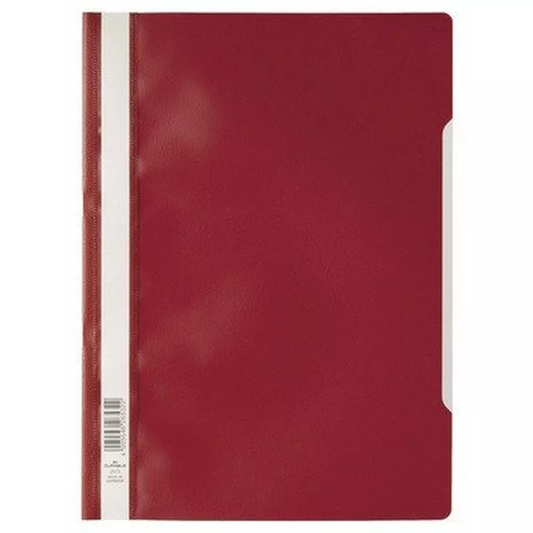 Durable Clear View Project Folder Document Report File - 50 Pack - A4