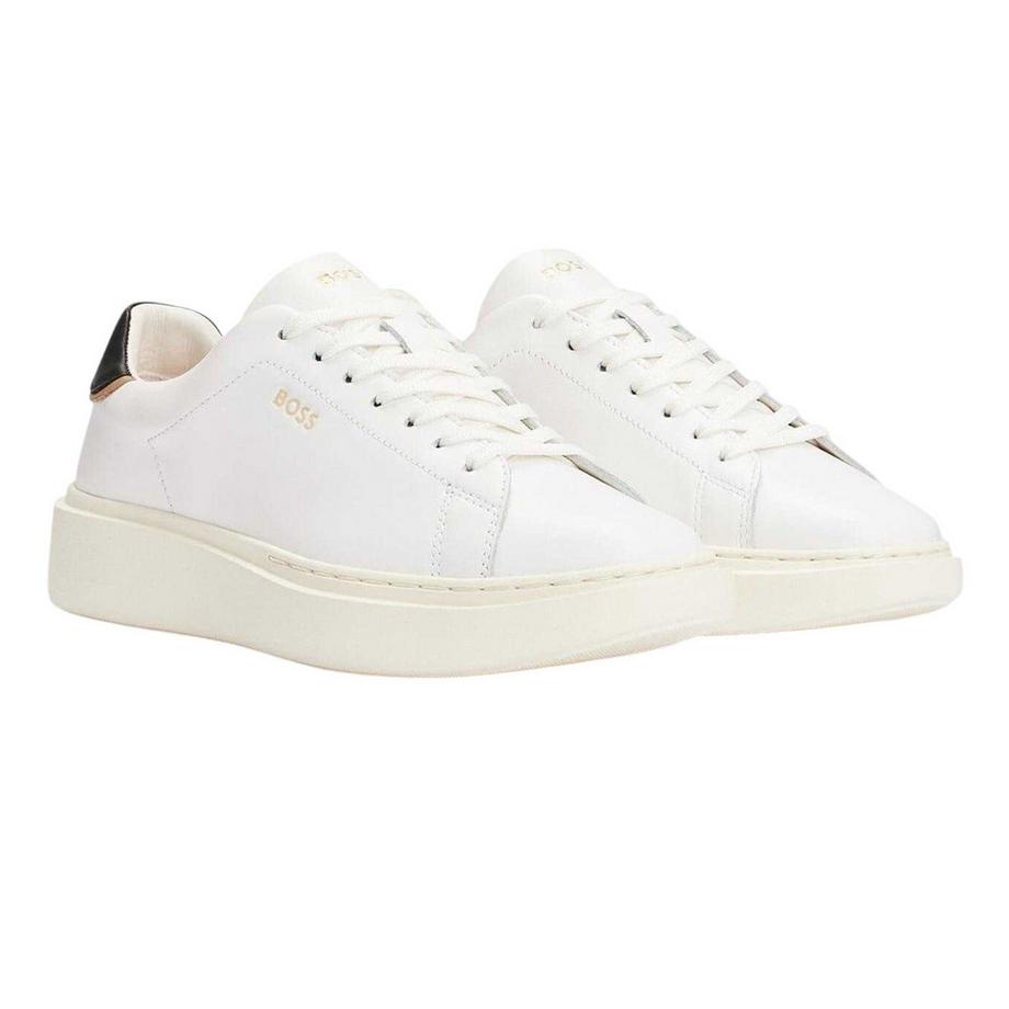 BOSS Amber Scarpe in Pelle con Suola Piattaforma  