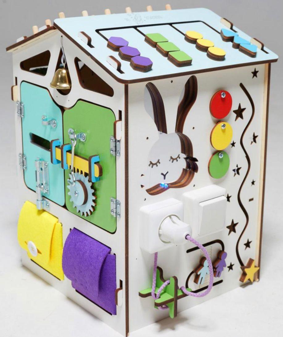 Image of MotorikHaus - Hase Montessori® ActivityBoard Multicolor