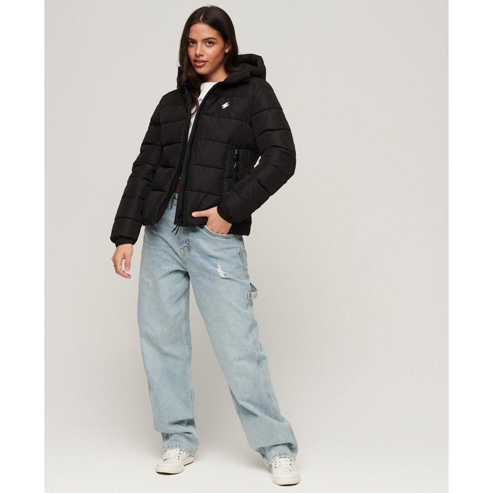 Superdry  daunenjacke mit kapuze, damen spirit sports 