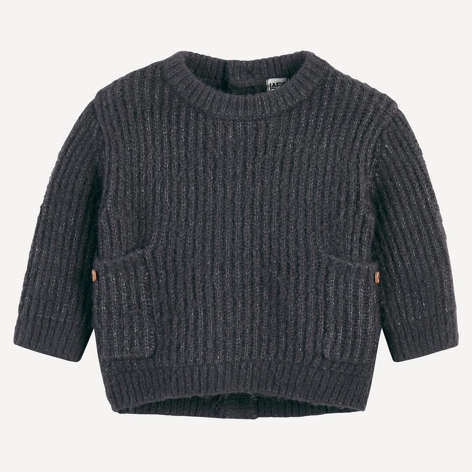 La Redoute Collections  Grobstrickpullover mit rundem Ausschnitt 