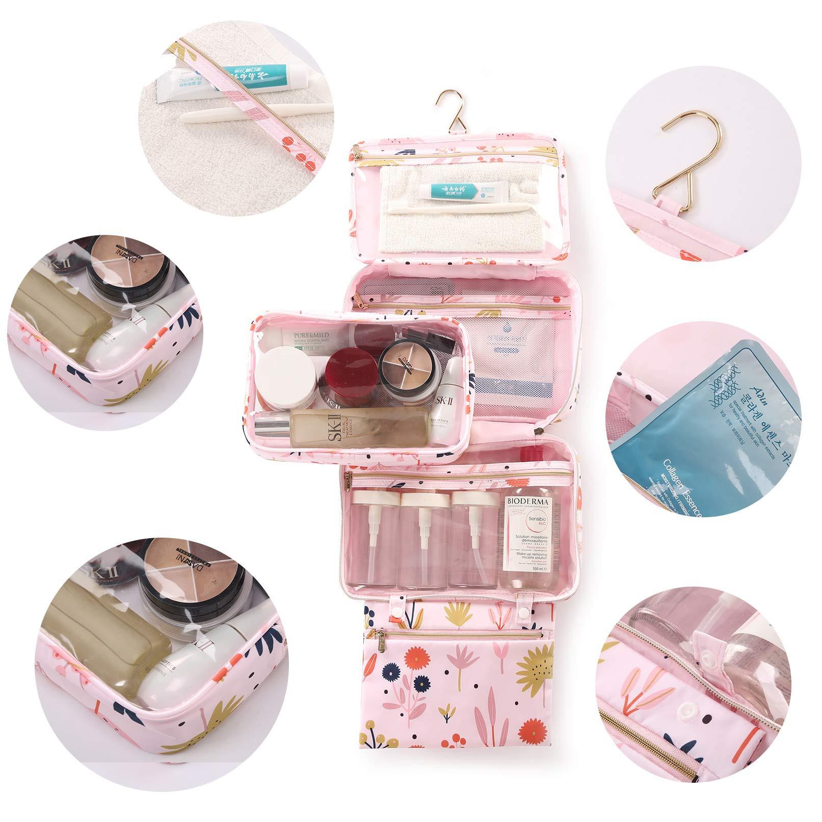 Only-bags.store Kulturbeutel zum Aufhängen Reisekosmetiktasche Grosse wasserdichte Kosmetiktasche  